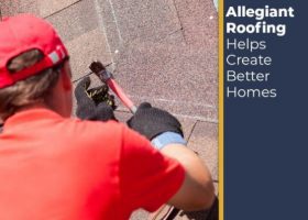 Allegiant roofing, a reputable roofing company based in Dayton, Ohio, specializes in roof leak repair and serves both commercial and residential clients.