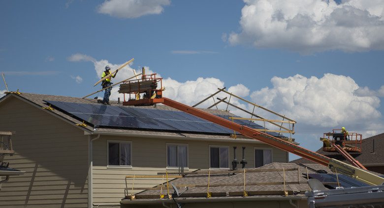 roof installation by professional roofers