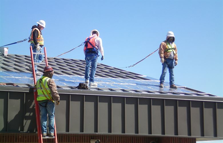 professional roofers are full equipped for roof replacement