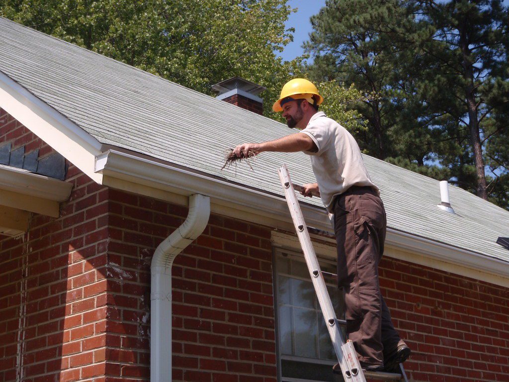 spring cleaning- check the gutters 