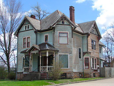 old roof house